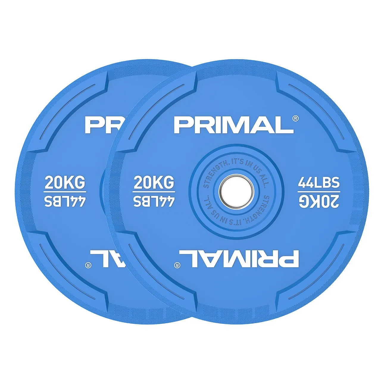 Primal Performance bumper paire disques couleur poignées