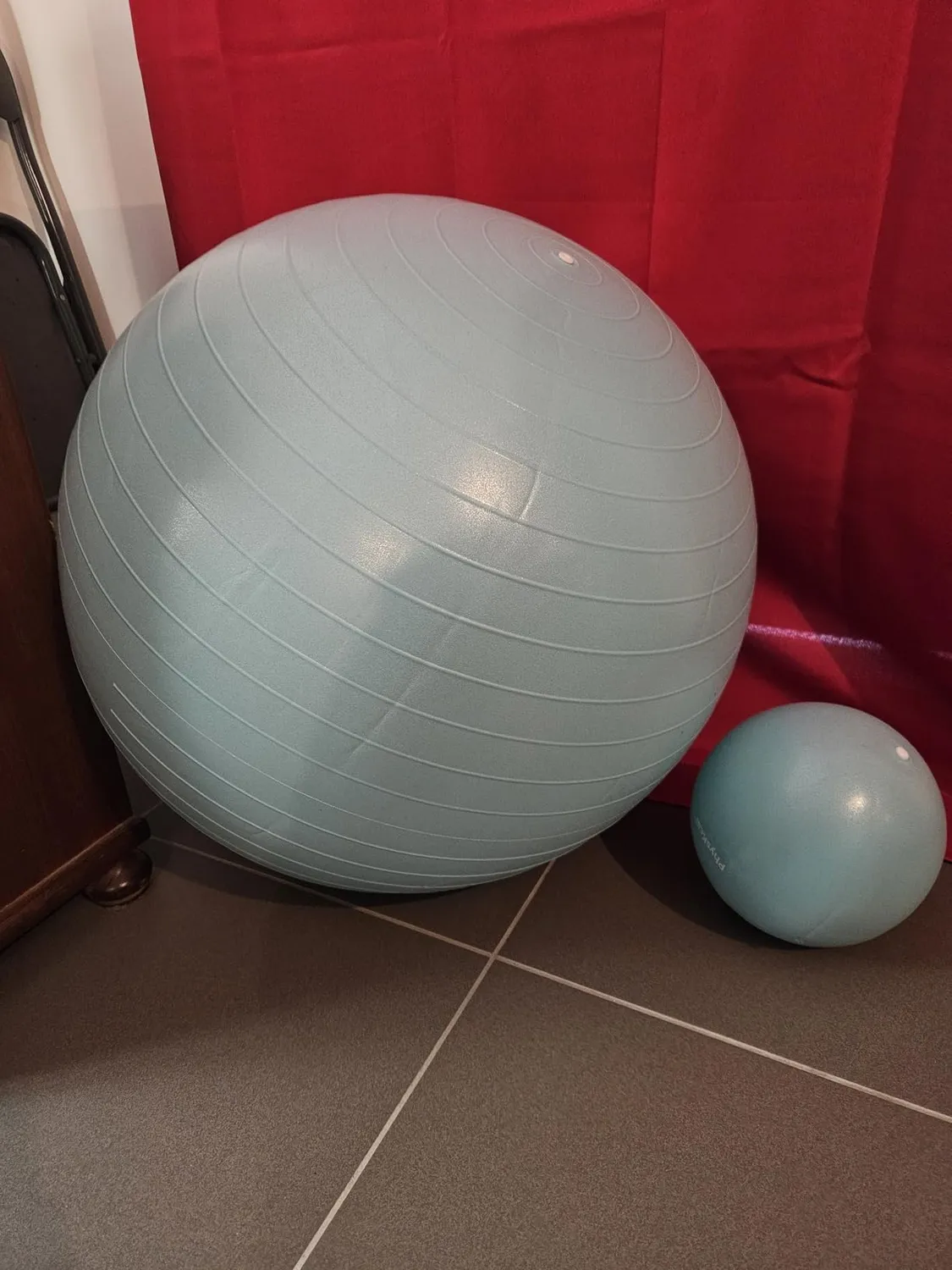 PhysKcal ballon de gym beige S 48-55 cm anti-éclatement