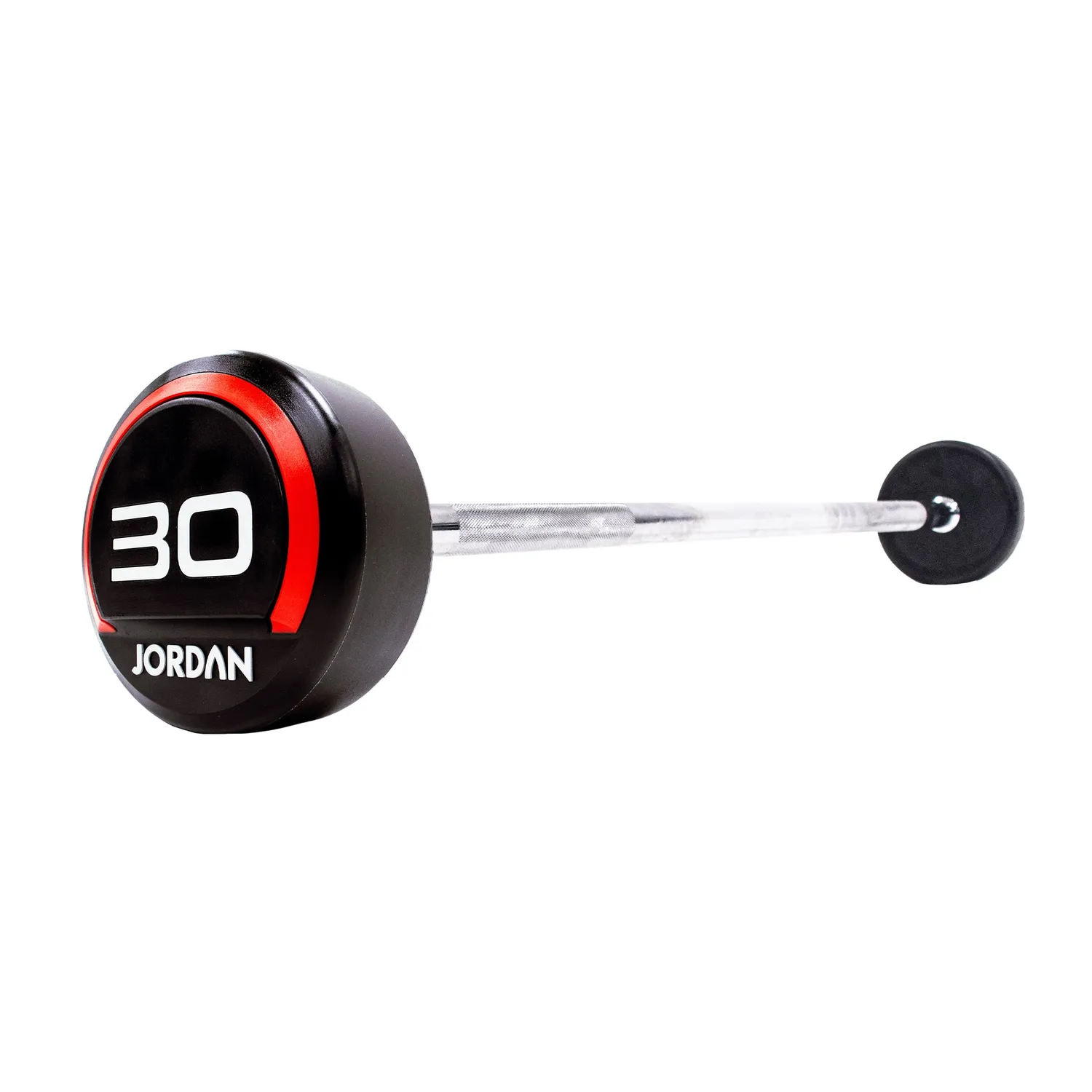 Jordan Fixed Straight Urethane haltère barre 20 kg rouge