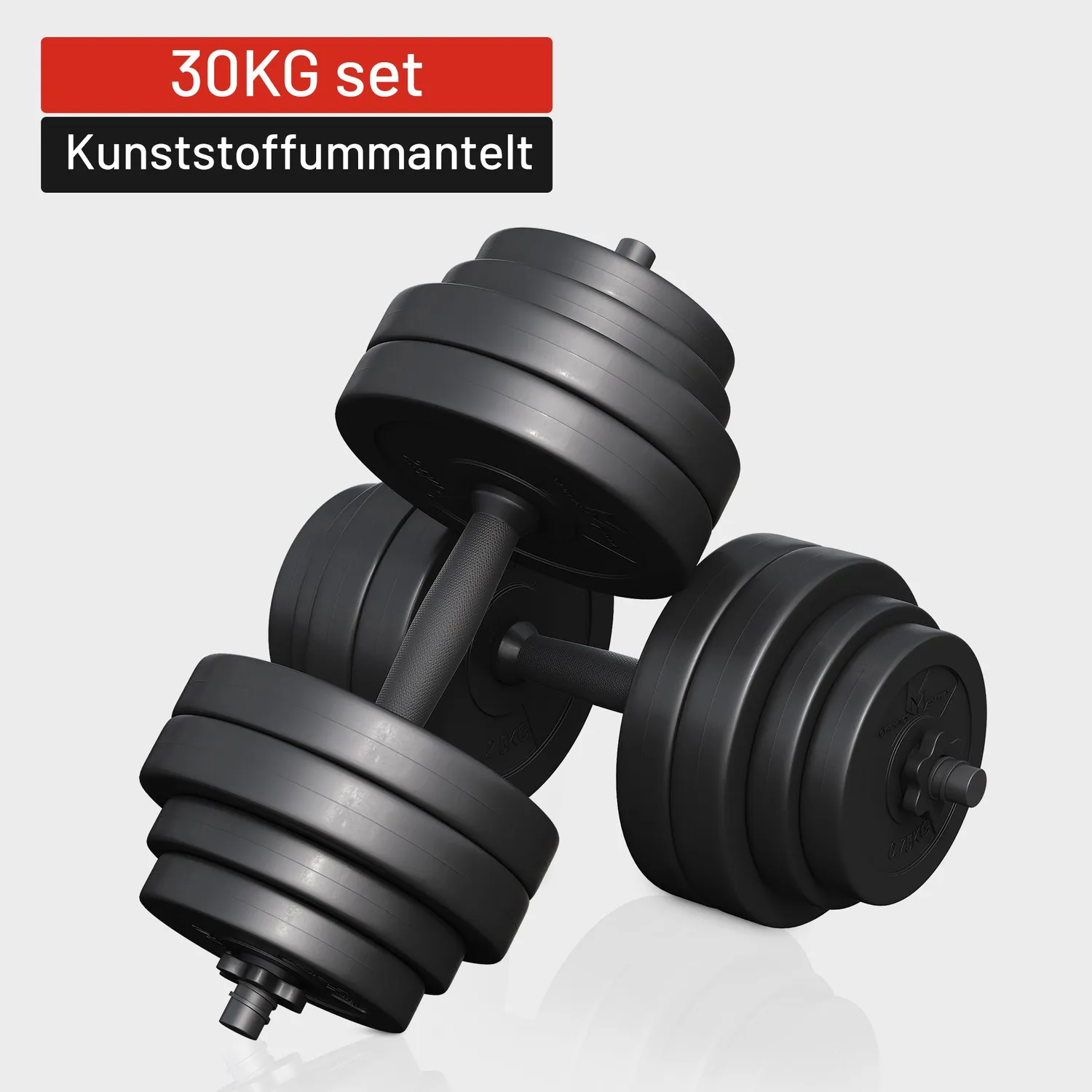 Gyronetics E-Series kit haltères 30 kg 25 mm plastique