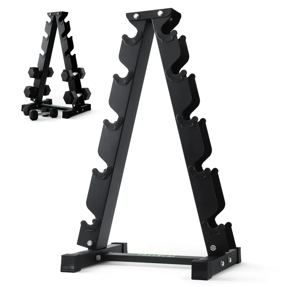 PhysKcal Support Haltères Acier 5 Niveaux 350 kg