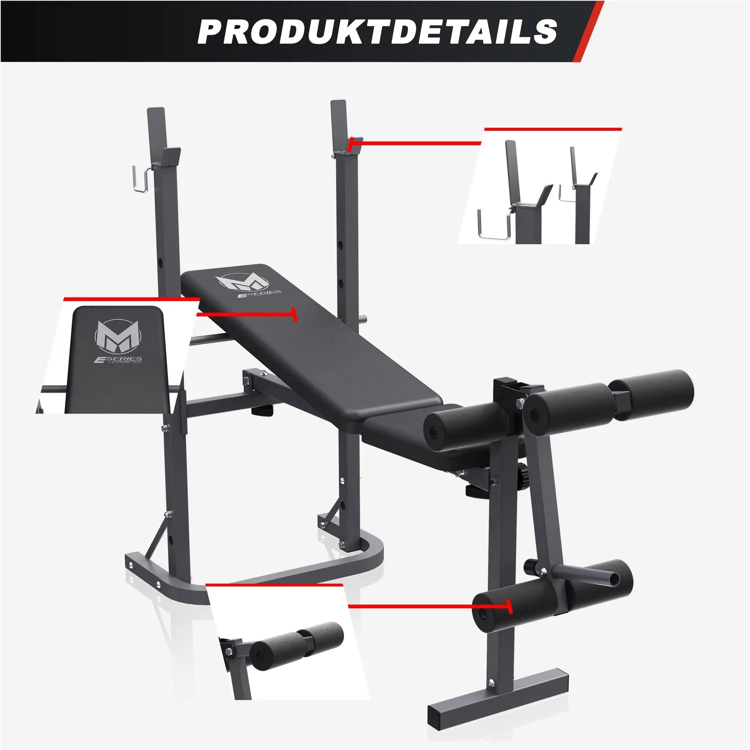 Gyronetics E-Series banc musculation rack leg 200 kg
