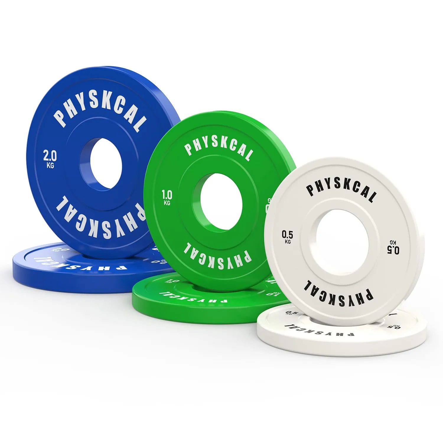 PhysKcal Bumper Disques Olympique 50 mm 2x0,5 kg Couleur