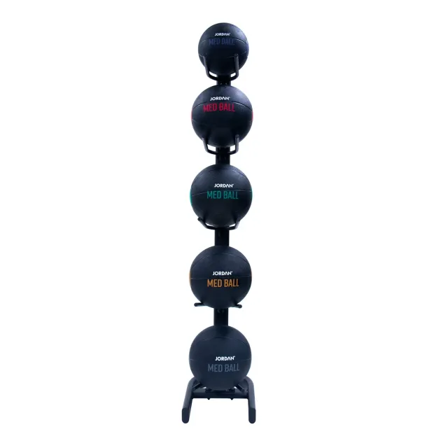 Jordan rack medecine ball 5 ballons noir acier