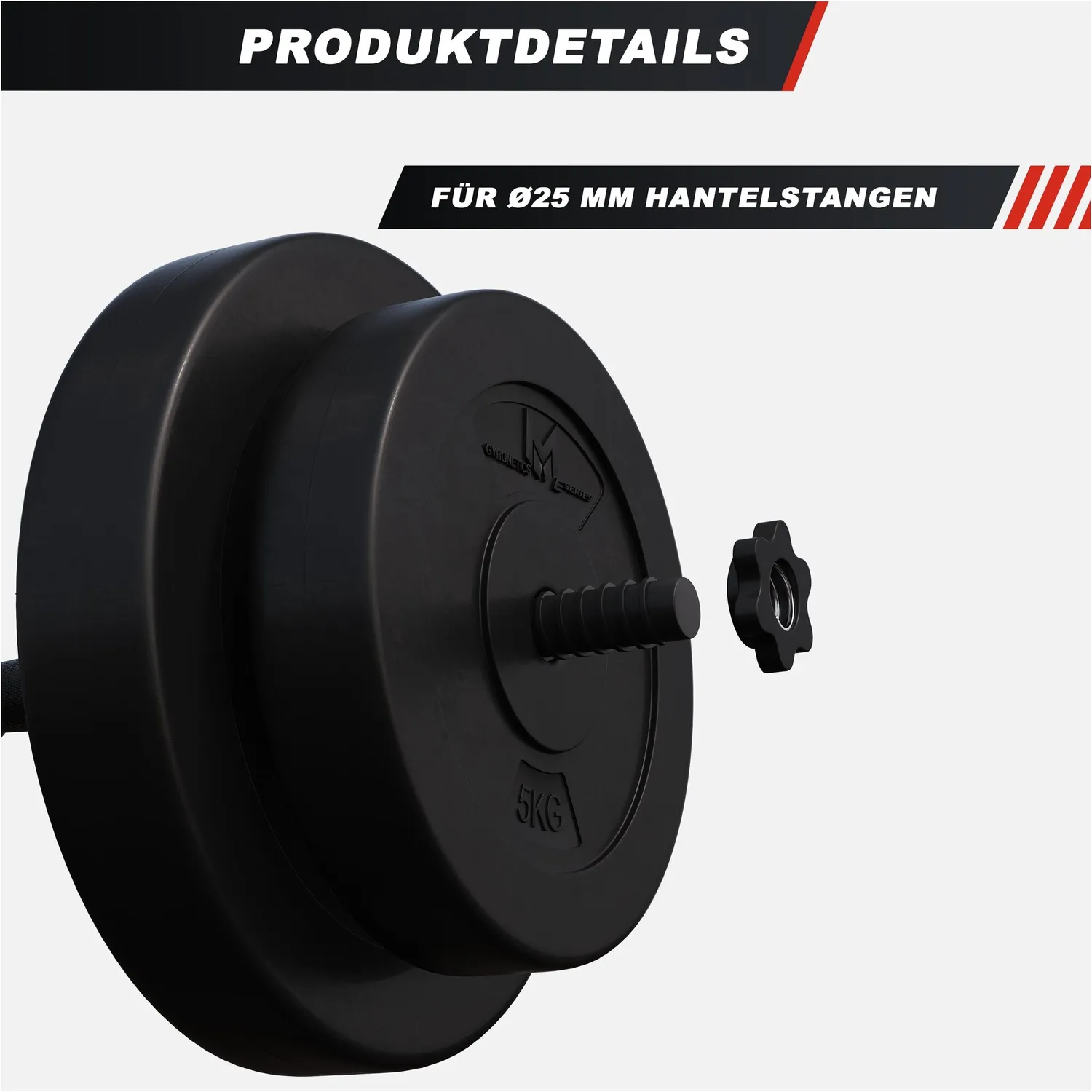 Gyronetics E-Series set 12 disques musculation 30 kg 25 mm