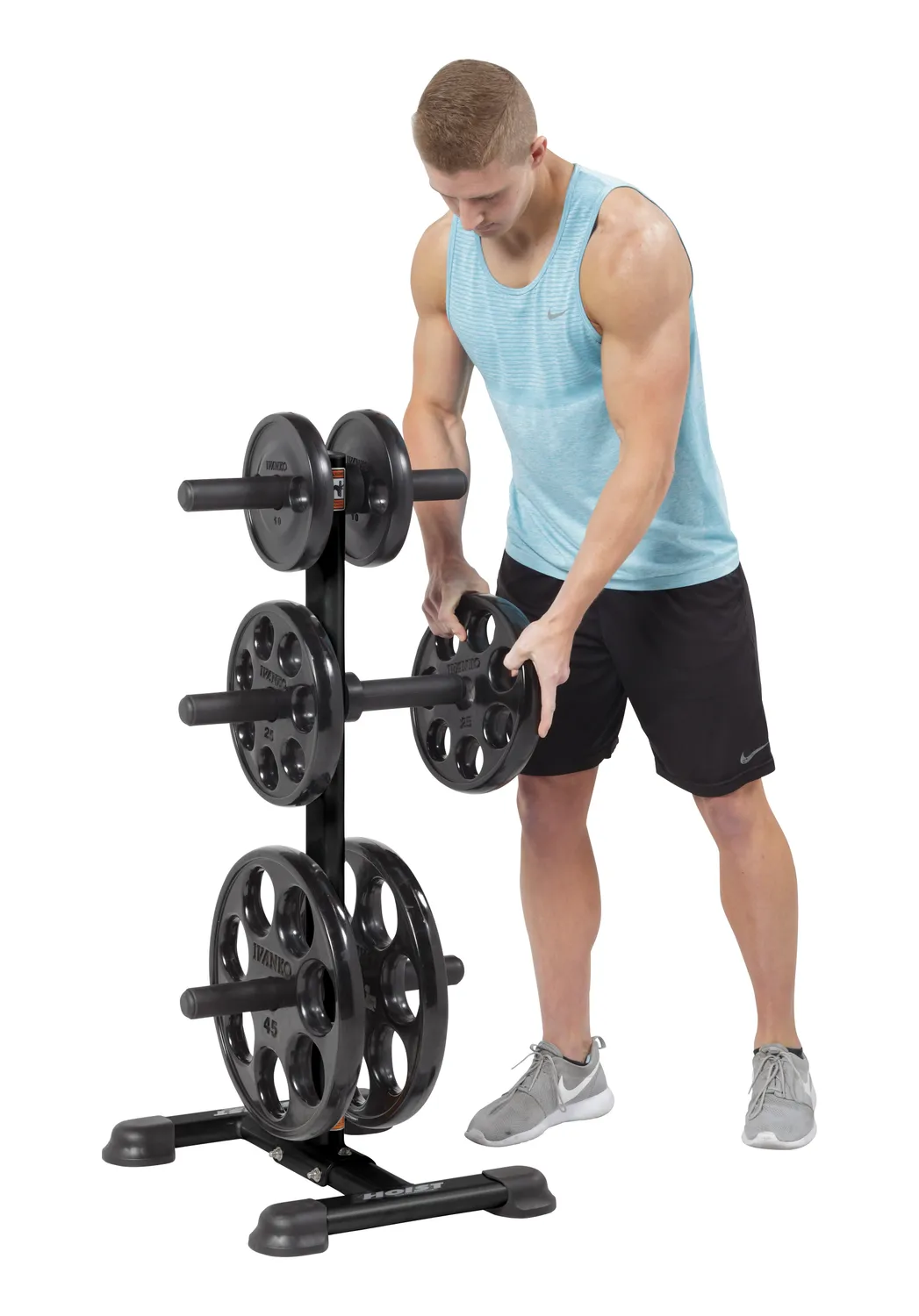 Hoist Fitness HF-5444 râtelier disques olympiques vertical
