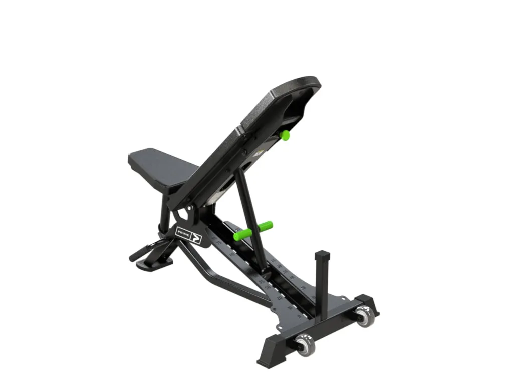 Prime Fitness Shorty banc réglable décliné plat incliné
