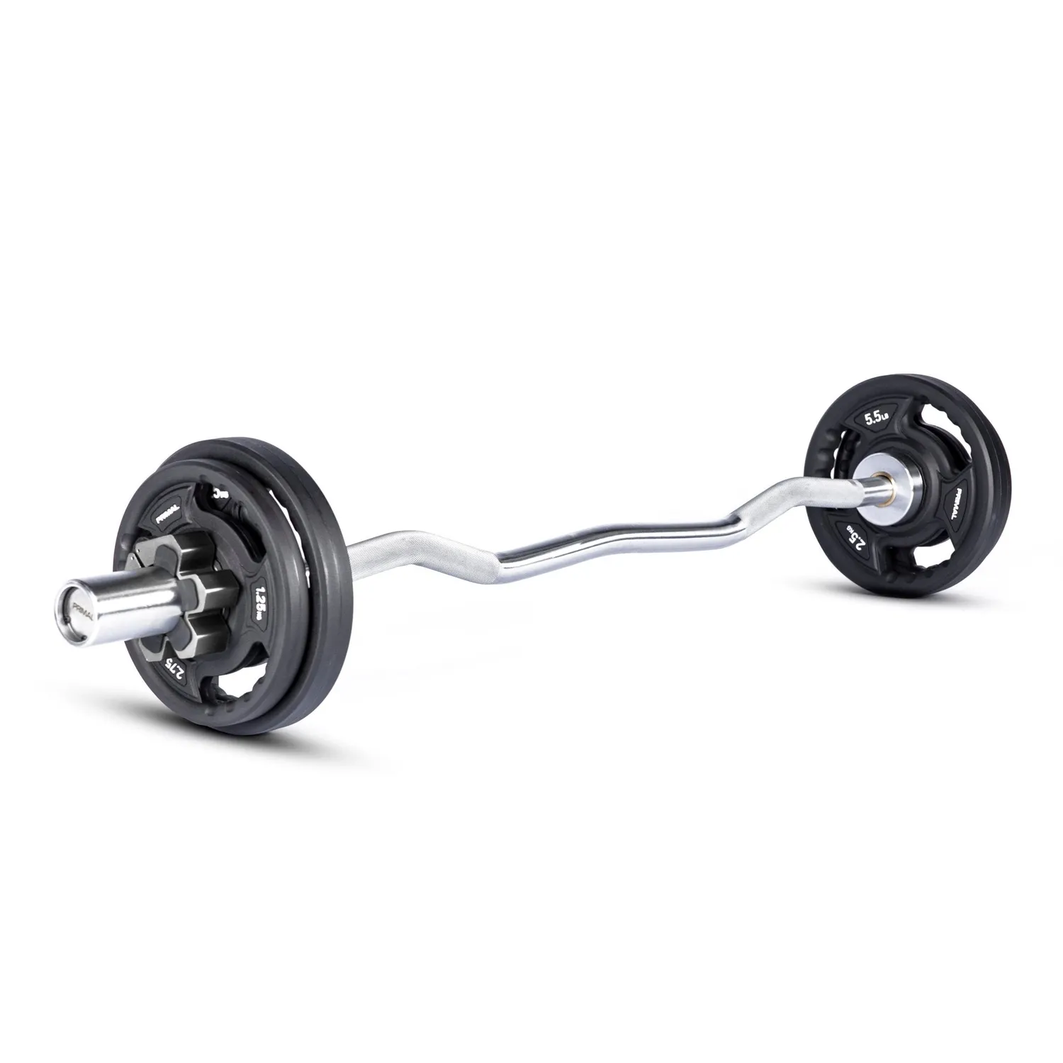 Primal Performance Steel Olympic barre EZ 28,5 mm cannelée