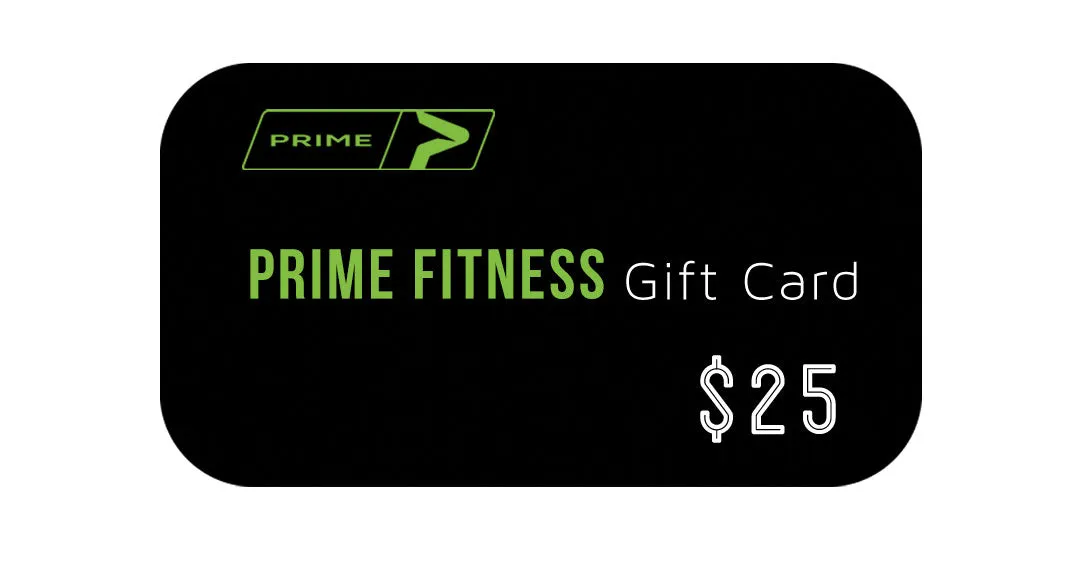 Prime Fitness Gift Card carte cadeau 50 $