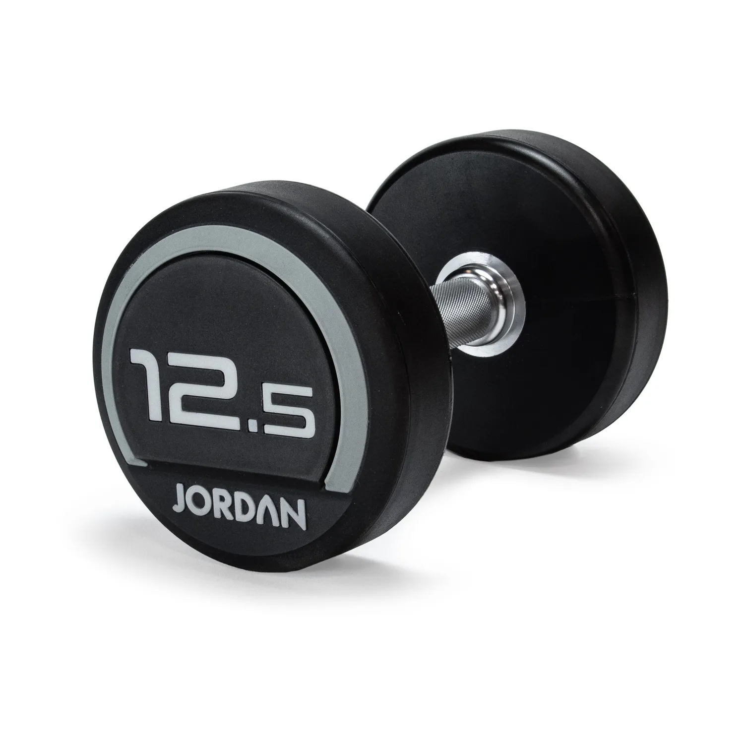 Jordan Fitness Urethane haltères gris paire 20 kg pro