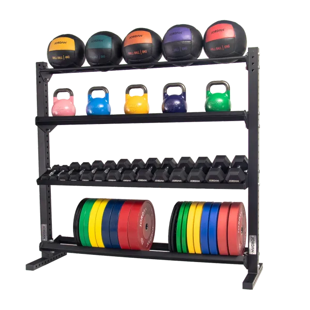 Jordan Fitness Helix rack rangement étagère haltères 1062