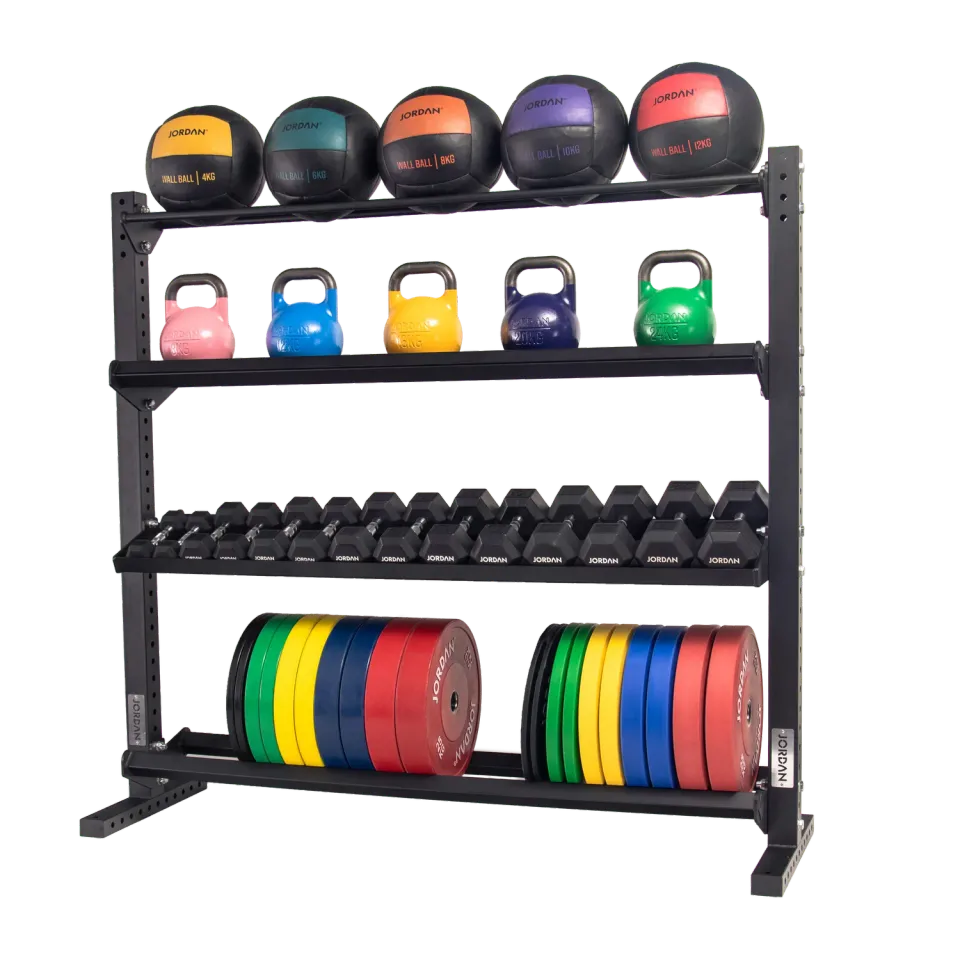 Jordan Fitness Helix rack rangement étagère haltères 1062