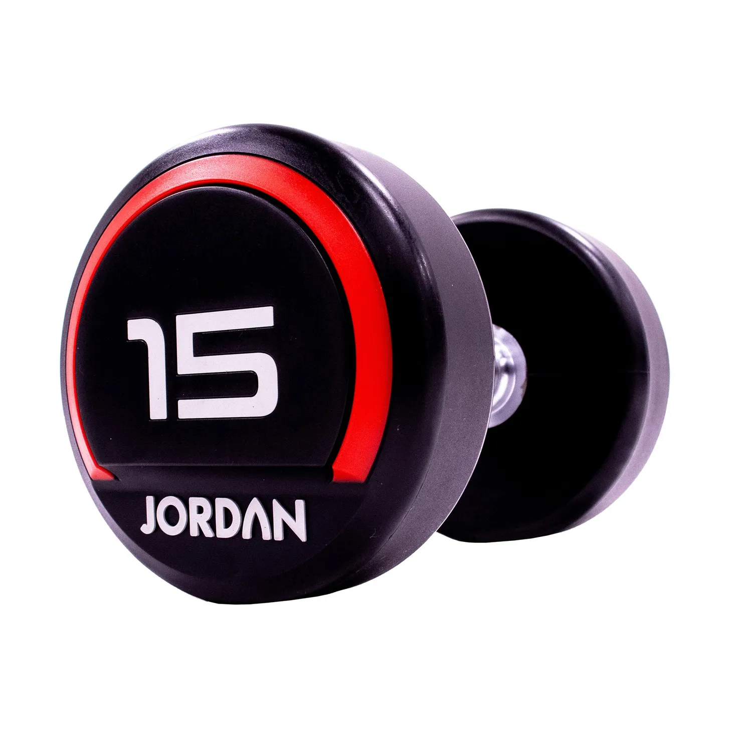 Jordan Urethane haltère rouge paire 20 kg robuste