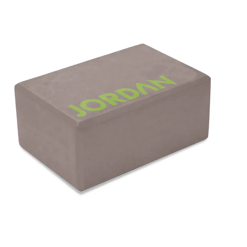 Jordan Foam Yoga Block brique yoga mousse grise 228 mm