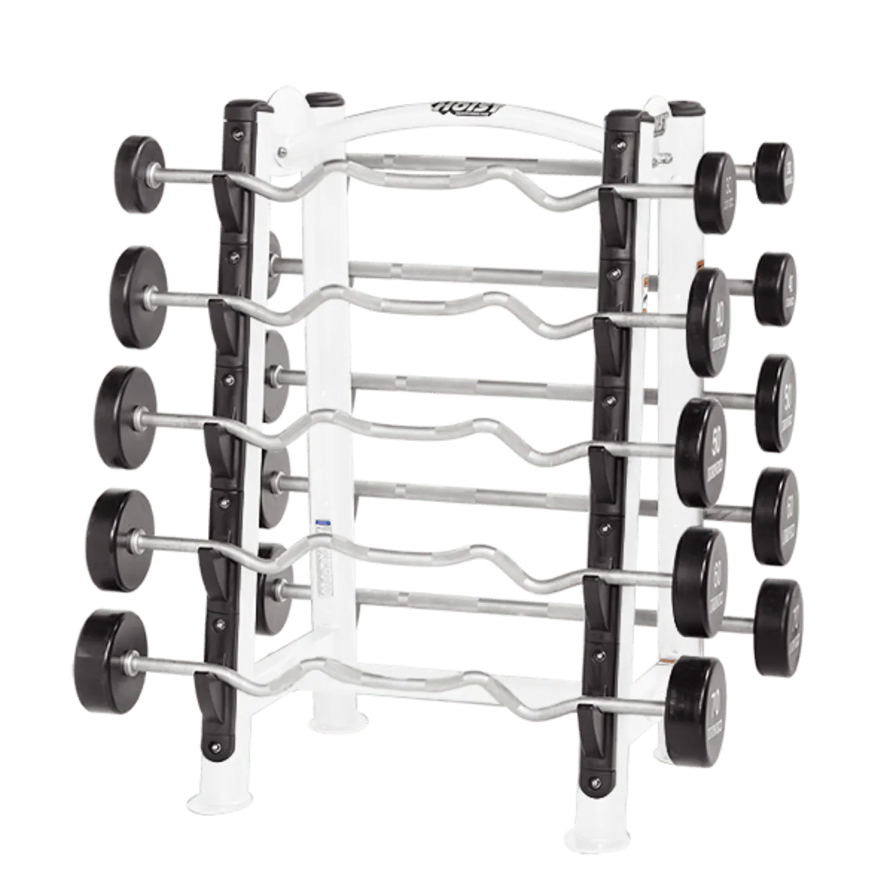 Hoist Fitness CF CF-3465 rack barres noir mat 10 places