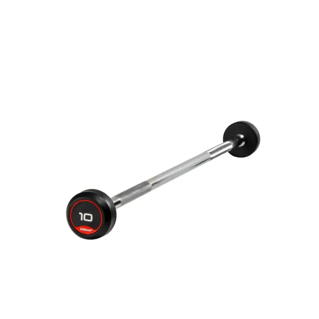 Jordan Fitness Fixed barre fixe droite caoutchouc 20 kg