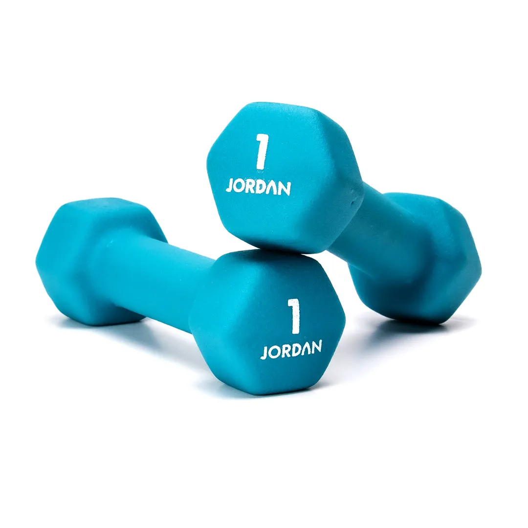 Jordan Neoprene Haltère studio paire 0,5kg rose