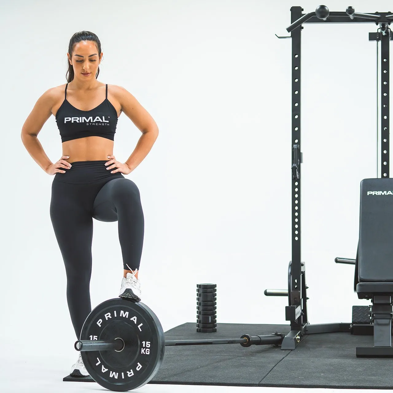 Primal Strength Ultimate Half Rack musculation tirage rowing