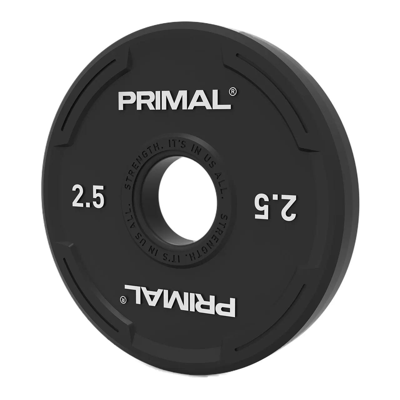 Primal Performance disque olympique caoutchouc 1,25 kg quad-grip