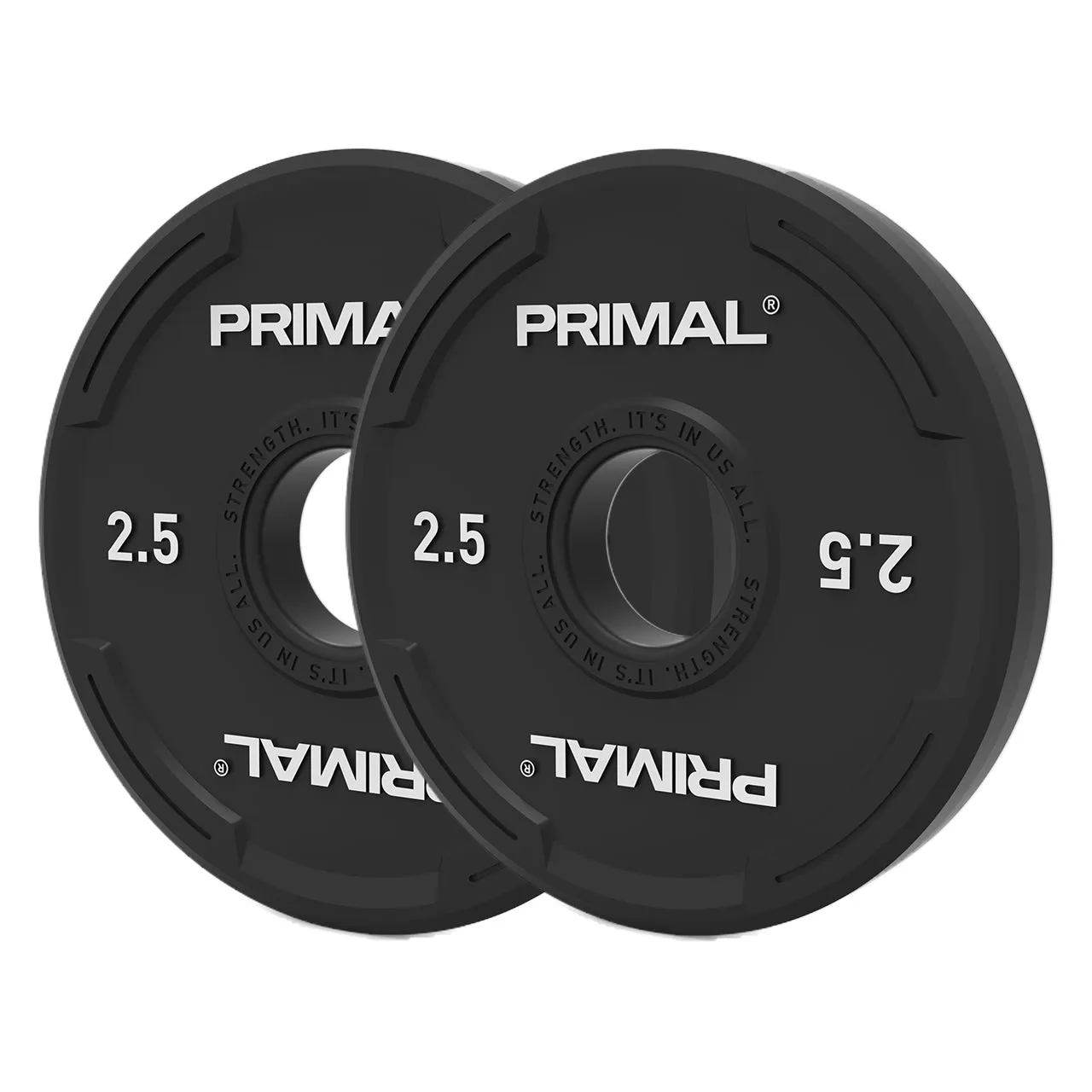 Primal Strength Performance Disque Olympique Caoutchouc 1,25 kg