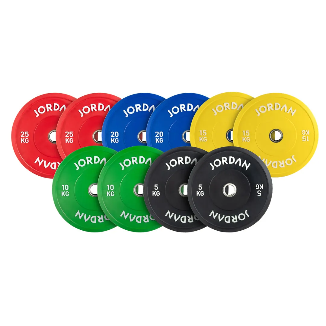 Jordan Coloured Rubber Bumper disque olympique 10 kg vert