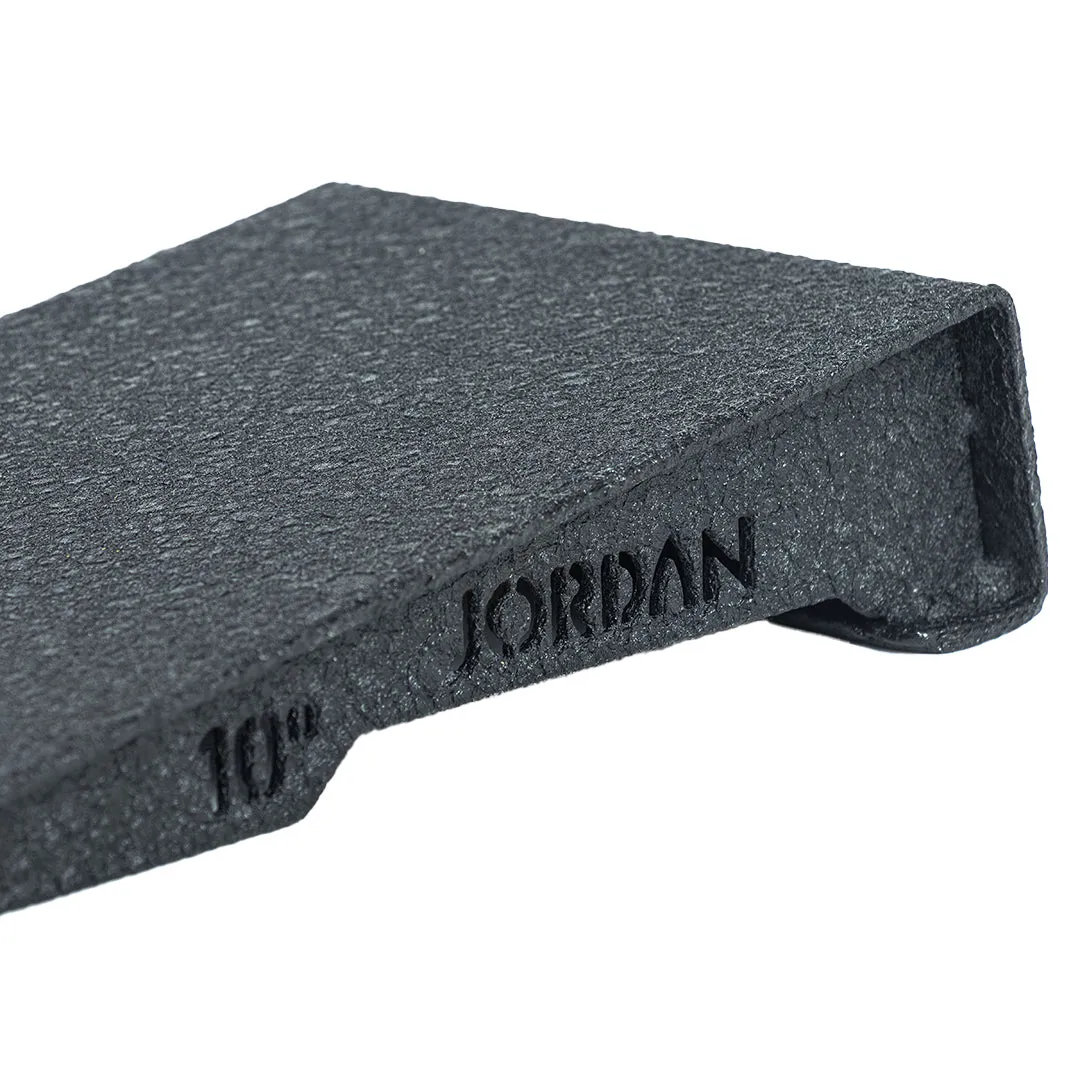 Jordan Fitness Squat Ramps Paire 10 Degrés Acier Talons Surélevés
