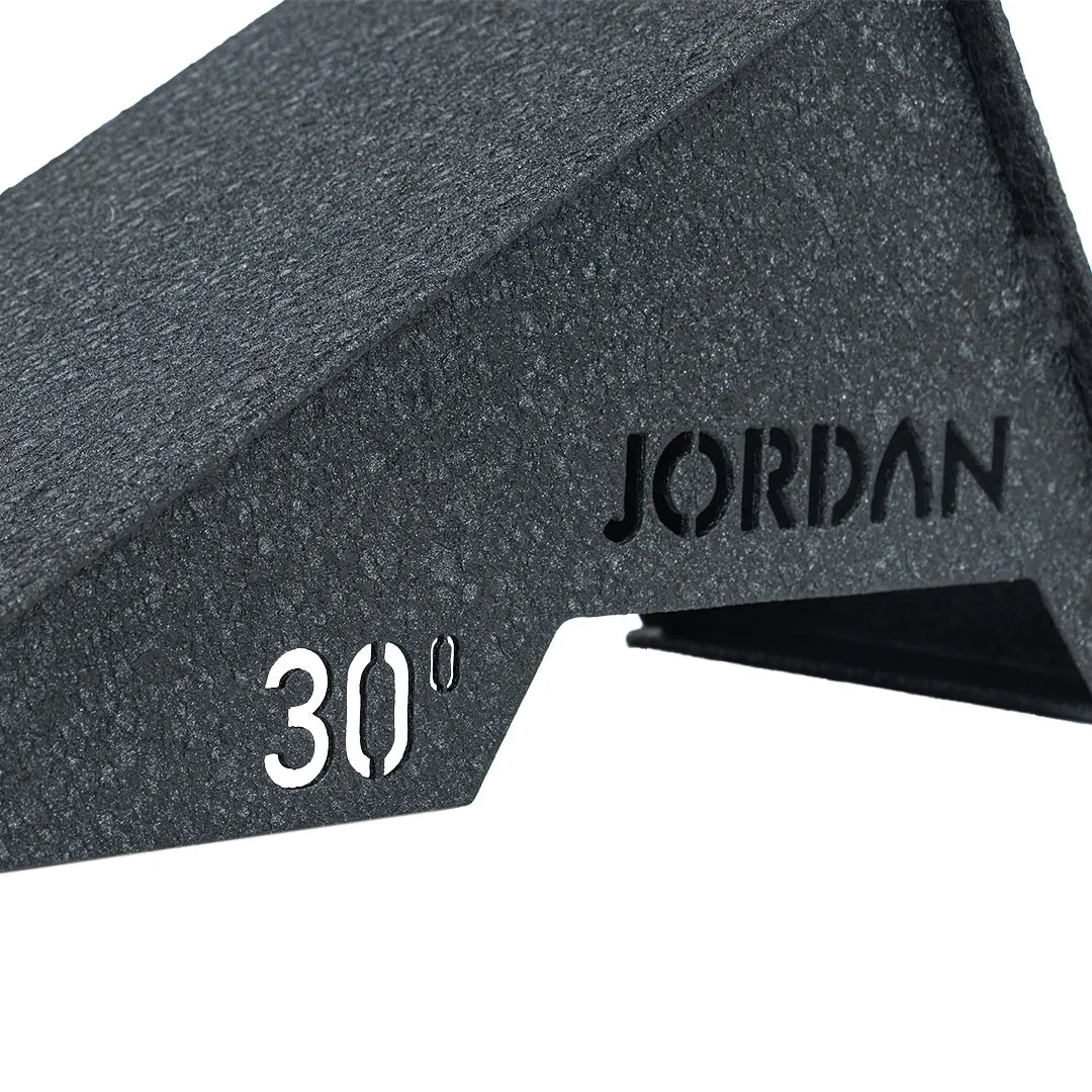 Jordan Fitness Squat Ramps Paire 10 Degrés Acier Talons Surélevés