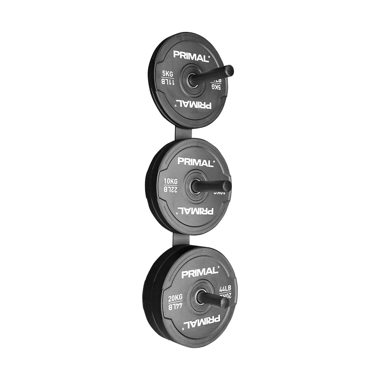 Primal Rangement mural disques 3 niveaux plaques olympiques