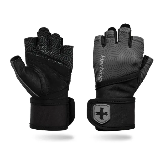 Harbinger Pro Wristwrap 3.0 gants musculation femme carbone