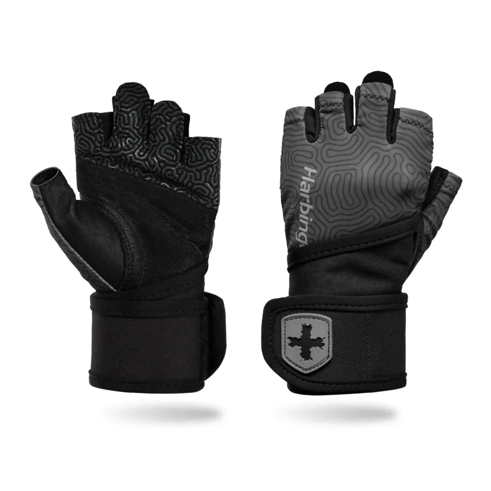 Harbinger Pro Wristwrap 3.0 gants musculation femme carbone