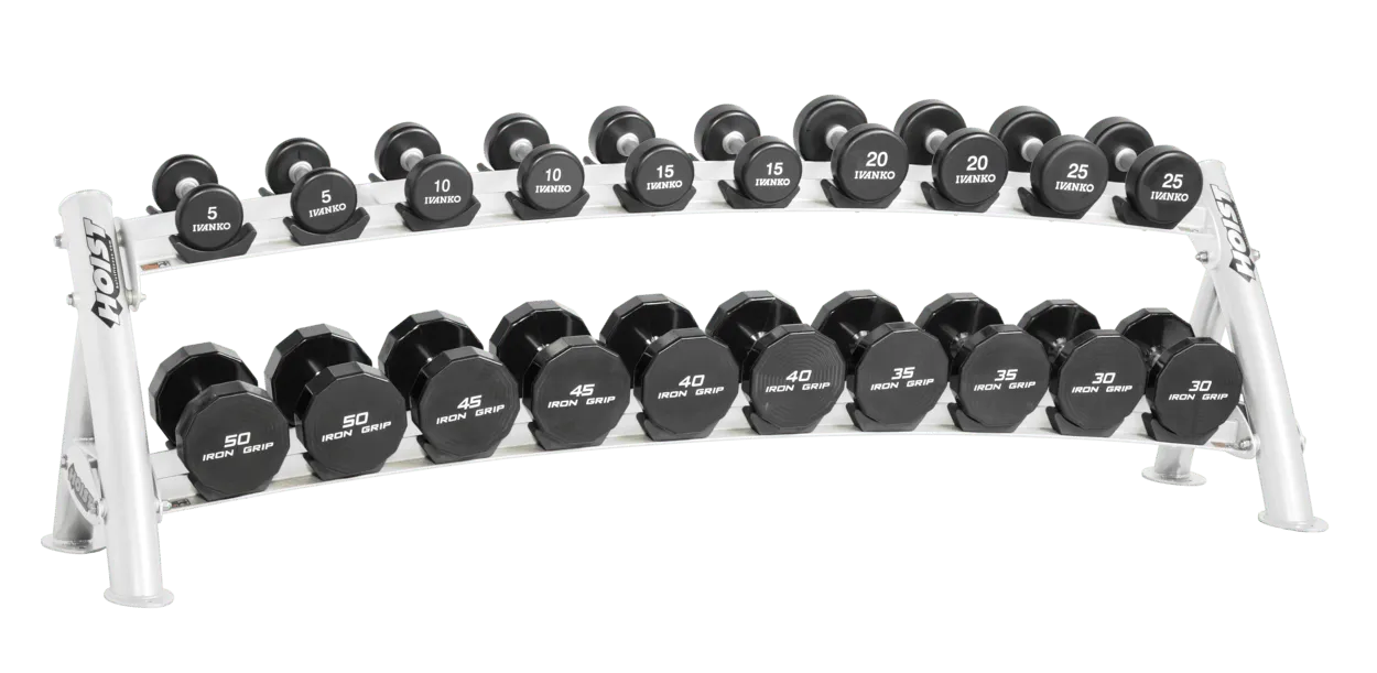 Hoist Fitness CF-3461-2 rack haltères 2 niveaux noir mat