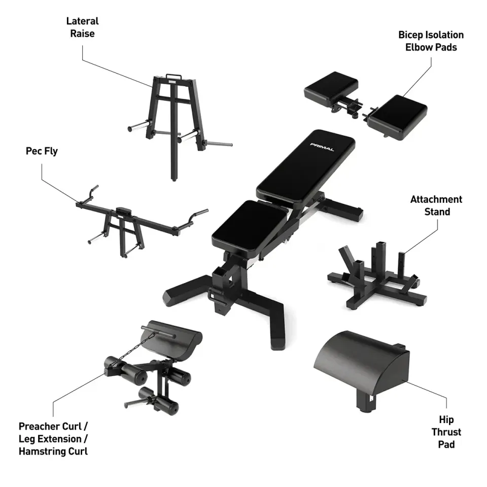 Primal Personal Ultimate Home Bench banc musculation 13 positions