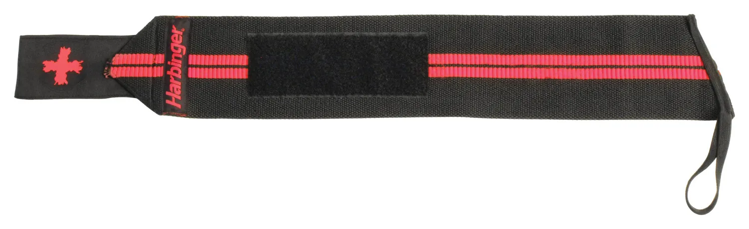 Harbinger Red Line bandes poignets 18" noires
