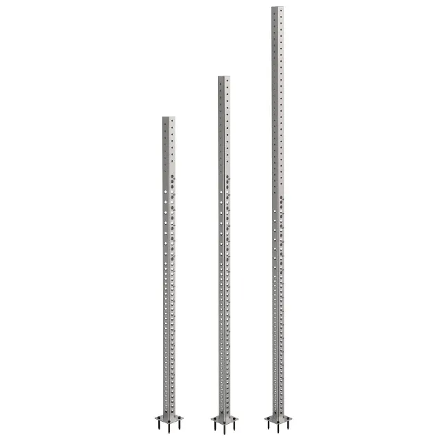 Primal Strength PXD montant rack inox perforé