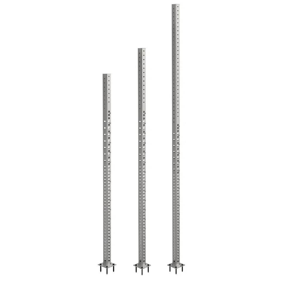 Primal Strength PXD montant rack inox perforé