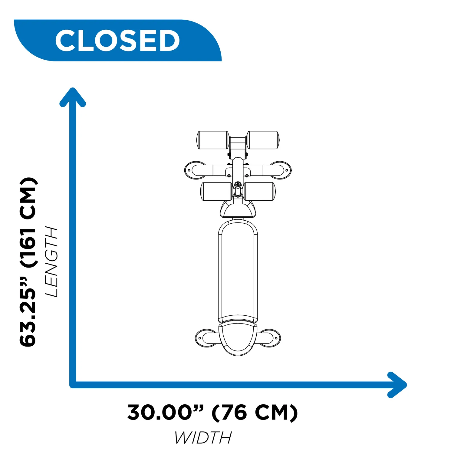 Hoist Fitness CF-3264 CF banc décliné réglable 363 kg
