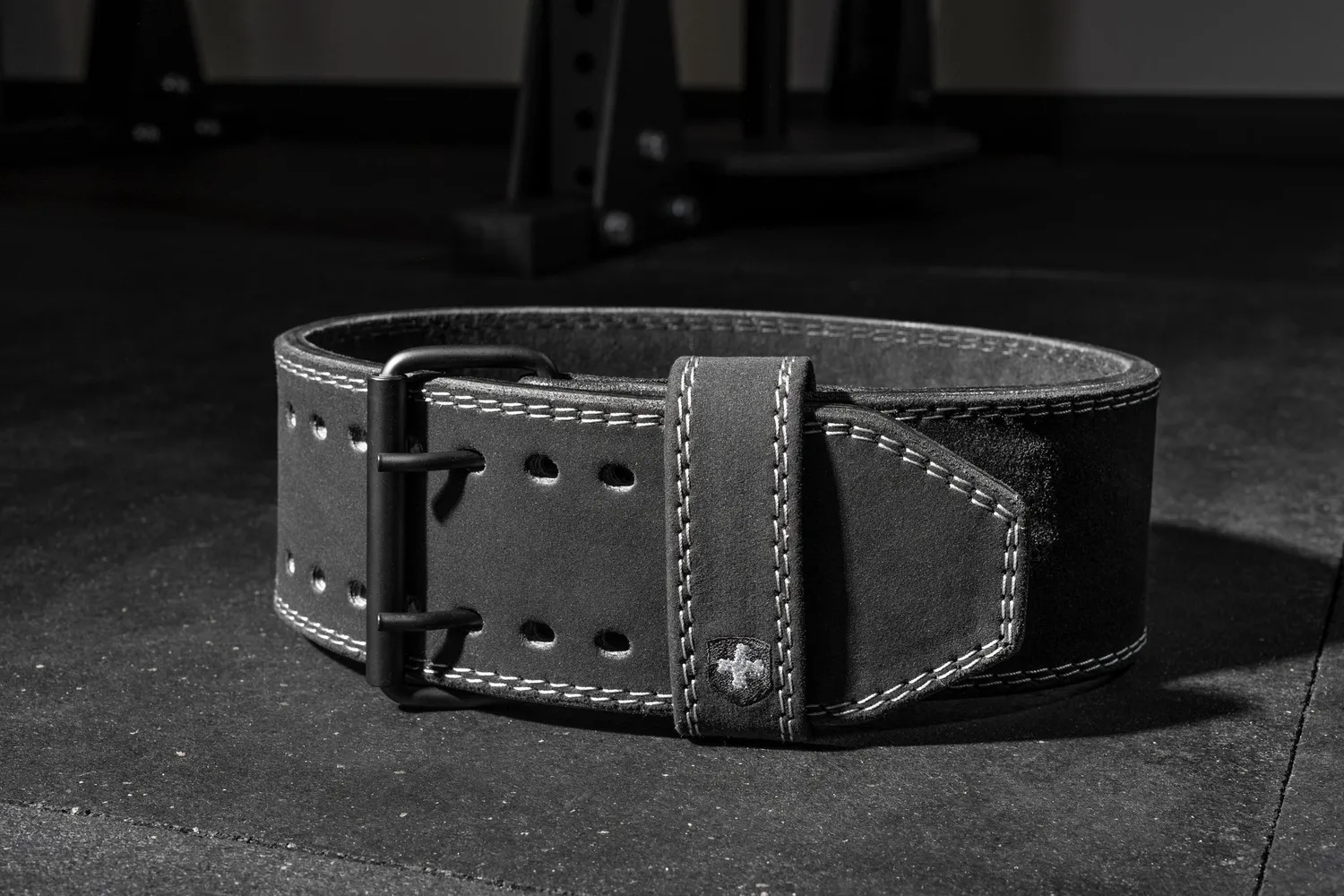 Harbinger Powerlifting Belt ceinture cuir 10 mm noire rigide