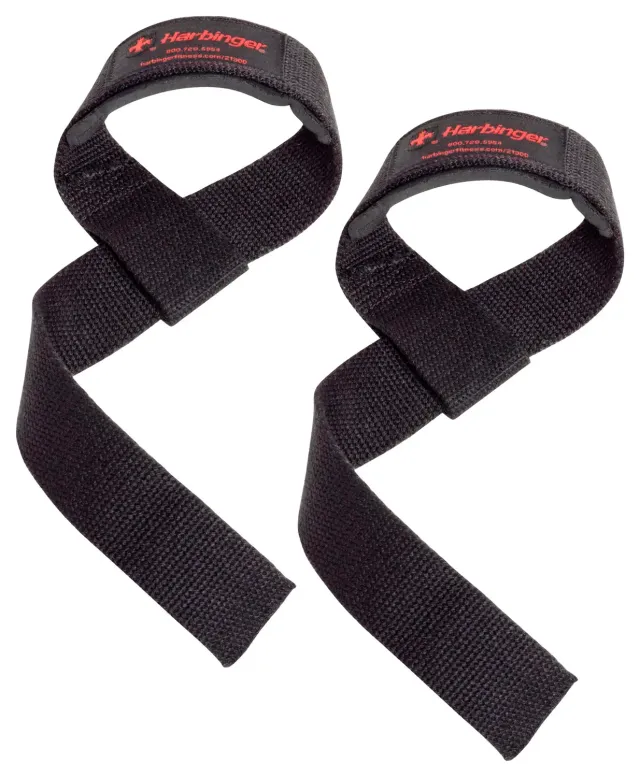 Harbinger Padded Cotton sangles musculation noir 54,6 cm