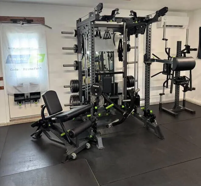 Prime Fitness Shorty banc réglable décliné plat incliné