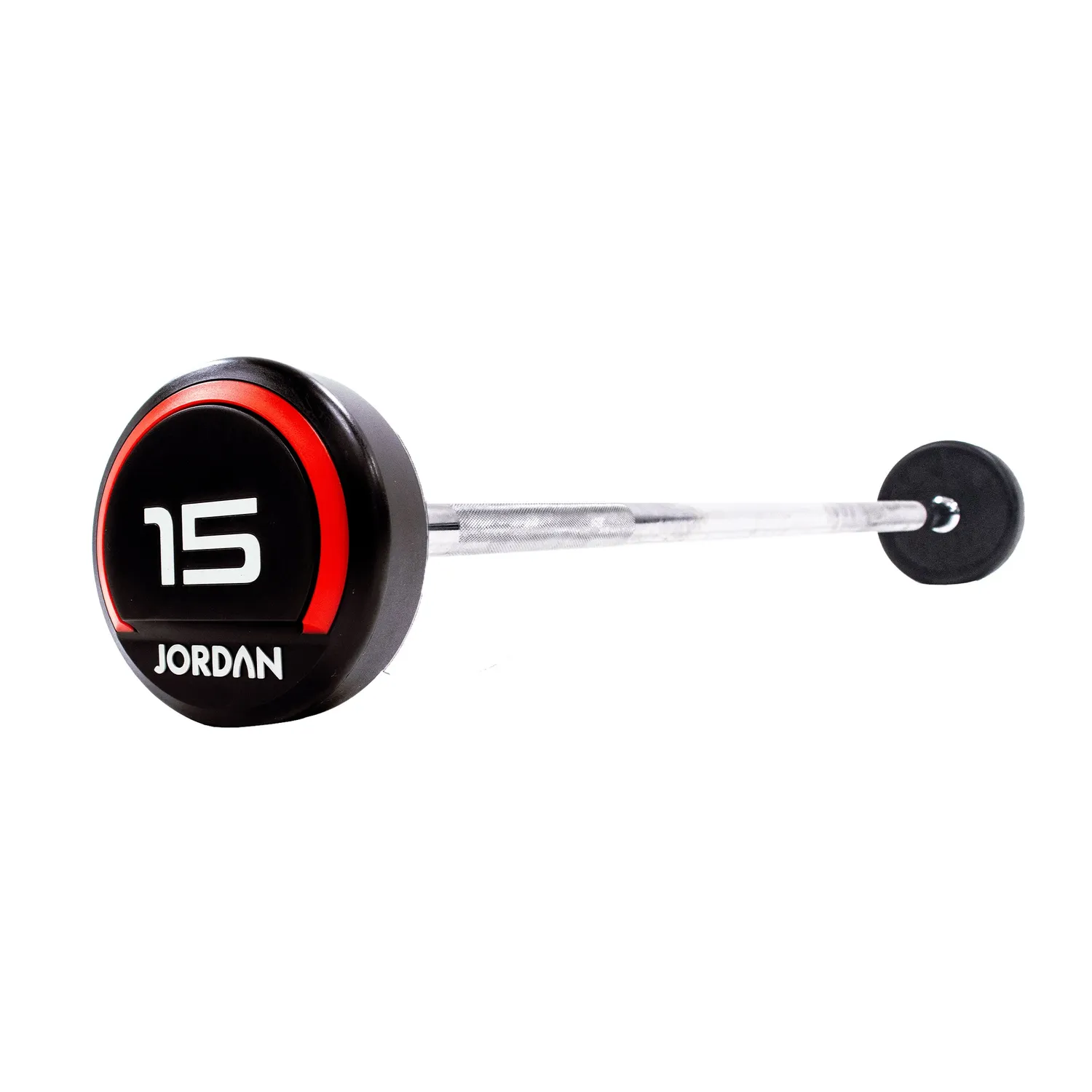Jordan Fixed Straight Urethane haltère barre 20 kg rouge