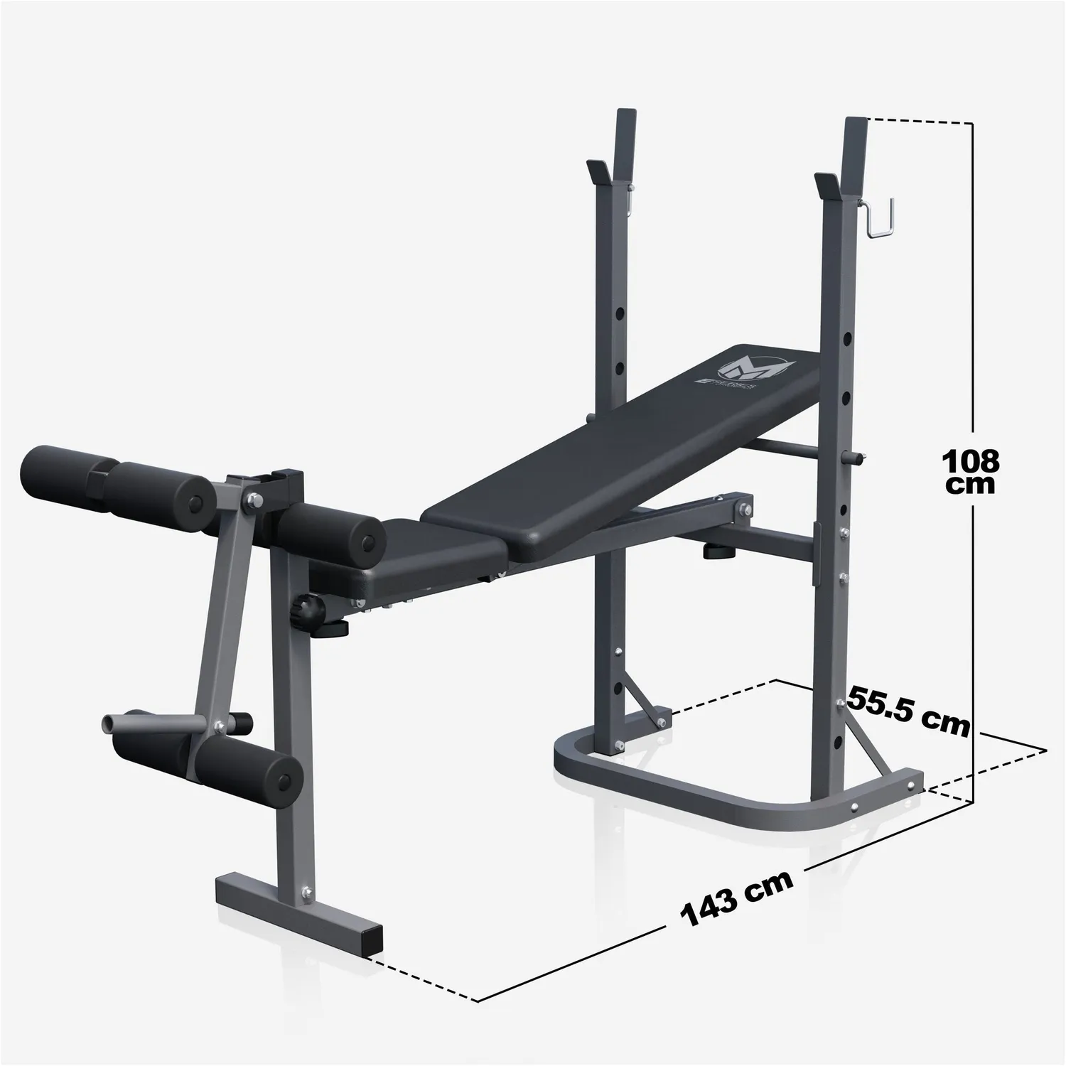 Gyronetics E-Series banc musculation rack leg 200 kg