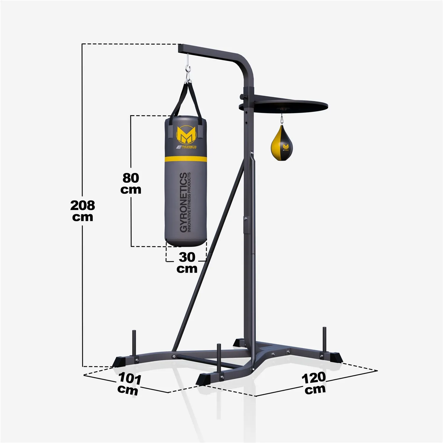 Gyronetics E-Series Station Boxe Sac de Frappe + Speedball