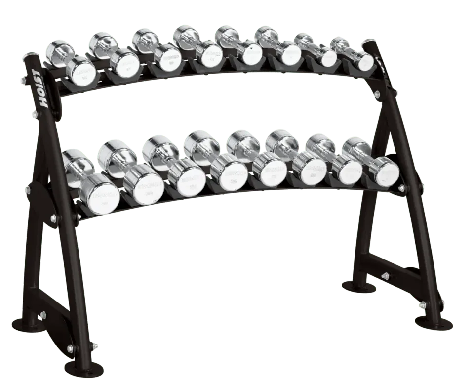 Hoist Fitness CF-3462-2 rack haltères 2 niveaux noir