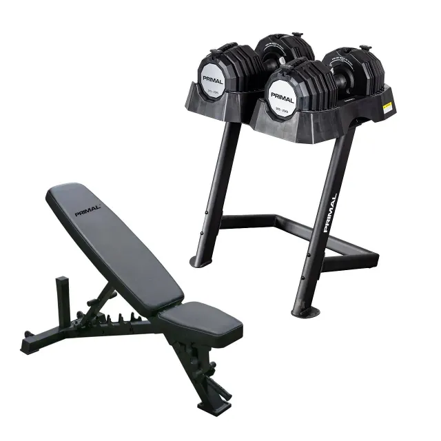 Primal Personal pack haltères 25 kg + banc