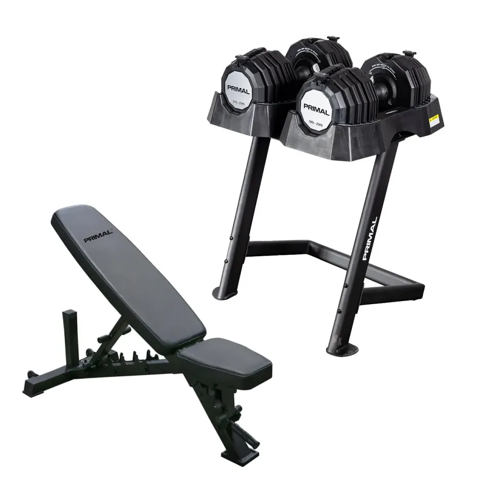 Primal Personal pack haltères 25 kg + banc