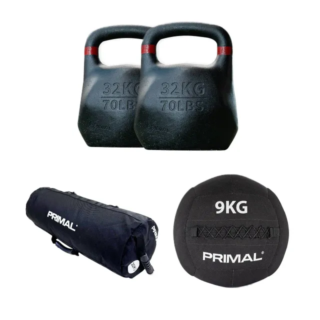 Primal Hybrid pack compétition homme kettlebell sandbag wall ball