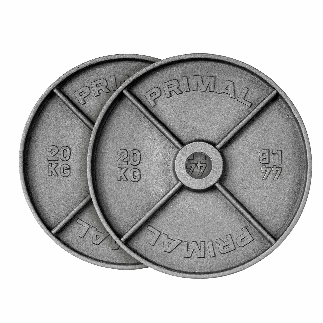 Primal Strength Deep Dish disque olympique 15kg paire fonte