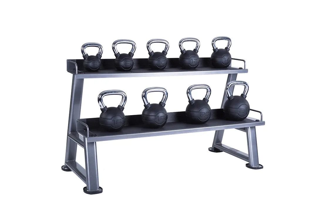 Jordan Fitness Kettlebell Rack support 12 kettlebells noir