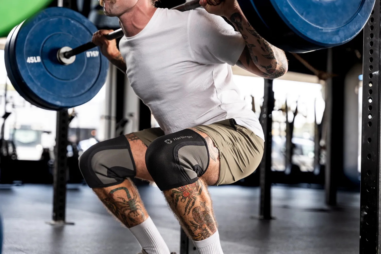 Harbinger Pro genouillères musculation 5mm noir L