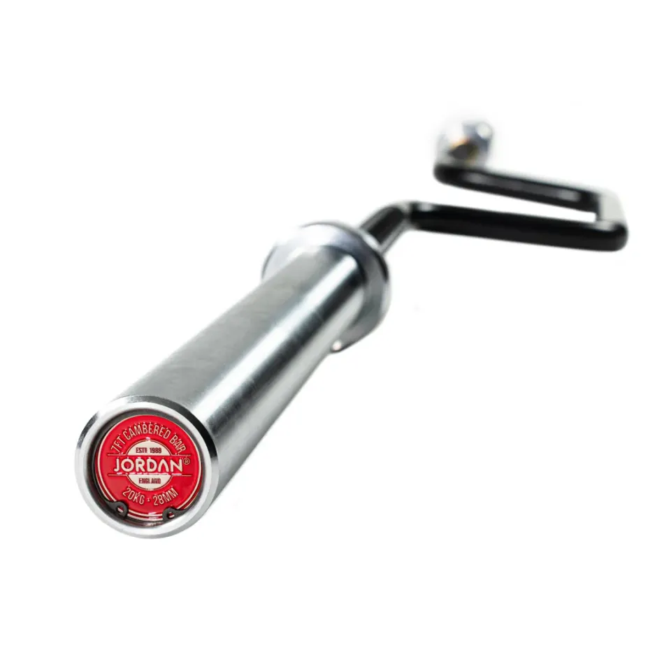 Jordan Fitness Olympic Cambered barre coudée 7ft articulations